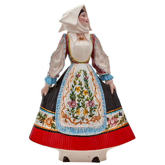 Statuina Bai in Bono’ra in Ceramica ST.SENNORI49 - ST.SENNORI49